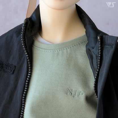 NJP Embroidery Logo Tee Set (Matcha)