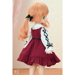 Jumper Dress Set / Chimikko (Bordeaux)