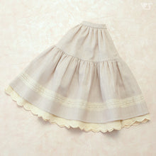 Load image into Gallery viewer, Long Skirt (Ivory Plaid)
