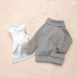 Gray Rib Knit Set [PreOrder]