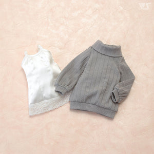 Gray Rib Knit Set / Mini [PreOrder]