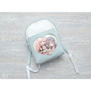 Heart Transparent Ita-Bag (Pale Blue)[PreOrder]