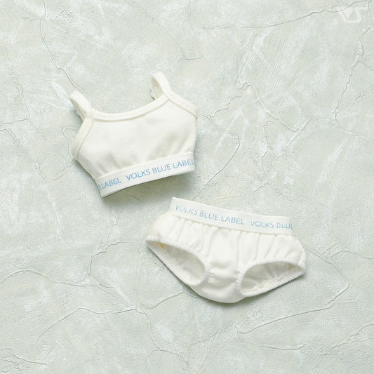 Sports Bra & Panties Set / Mini (White)