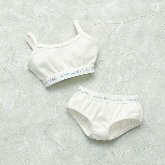 Sports Bra & Panties Set (White)