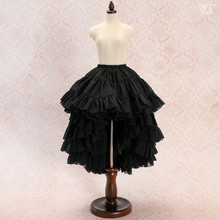 Load image into Gallery viewer, Princess Pompon Skirt / Mini (Black)[PreOrder]
