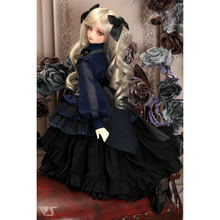 Load image into Gallery viewer, Princess Pompon Skirt / Mini (Black)[PreOrder]
