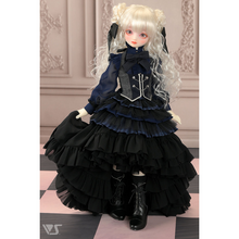 Load image into Gallery viewer, Princess Pompon Skirt / Mini (Black)[PreOrder]
