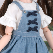 Load image into Gallery viewer, Girly Denim Overalls Set / Mini
