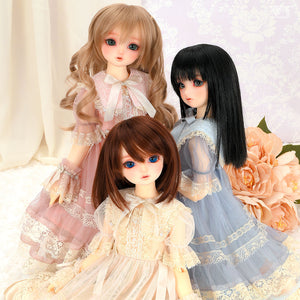 Lacy Tulle Dress (Rose) / Mini [PreOrder]