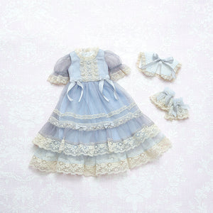 Lacy Tulle Dress (Hydrangea) / Mini [PreOrder]