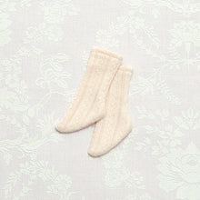 Load image into Gallery viewer, SDM Knit Socks / Mini (Vanilla Beige) [PreOrder]
