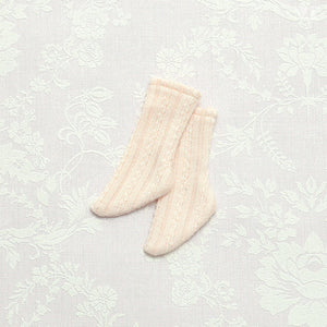 SDM Knit Socks / Mini (Vanilla Beige) [PreOrder]