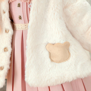 Bear Ears Coat / Mini (Cream) [PreOrder]