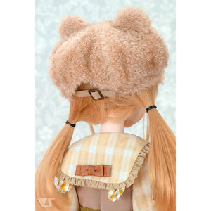 Bear Ears Newsboy Cap (Mocha)[PreOrder]