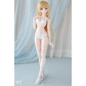 SS~M Bust Bra & Panties Set (Blue Border)[PreOrder]