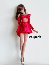 Raving Red Bustier Dress for SmD or DD [Pre-owned]