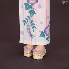 Load image into Gallery viewer, Modern Drawstring Bag &amp; Geta Sandals Set (Light Pink) / Mini
