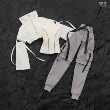 Load image into Gallery viewer, Cyber Street 2-way Cargo Pants Set
