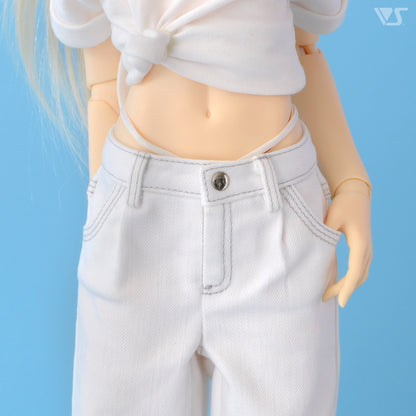 Wide Jeans (White)