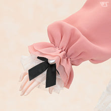 Load image into Gallery viewer, Sleeve ties (organza, black ribbon)[PreOrder]
