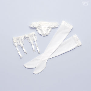 Lacy Garter Set (White)[PreOrder]