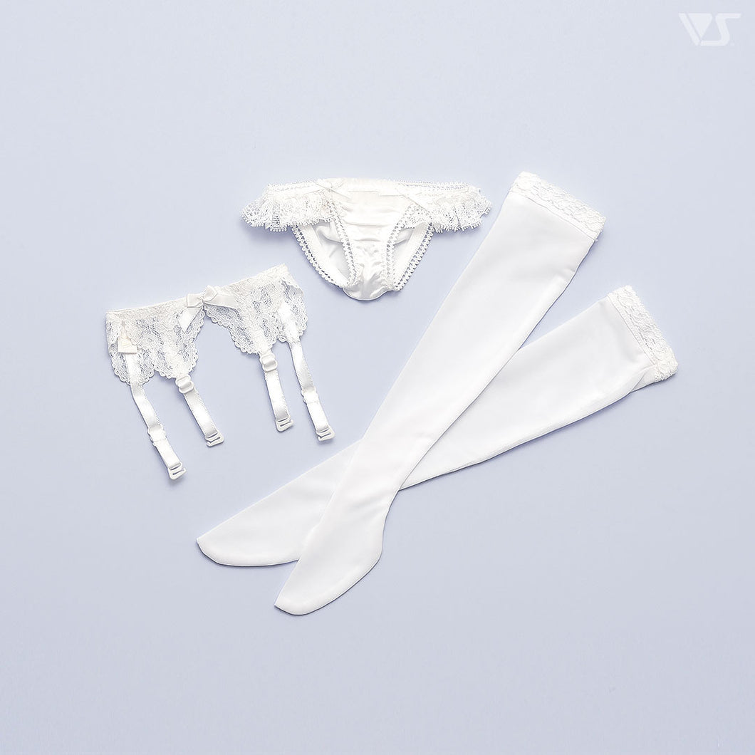 Lacy Garter Set (White)[PreOrder]