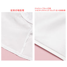 Load image into Gallery viewer, Silk hair cap for Dollfie wigs (long, white)[PreOrder]
