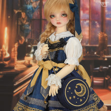 Load image into Gallery viewer, Etoile Pinafore Dress Set / Mini (Navy)[PreOrder]
