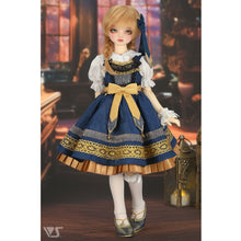 Load image into Gallery viewer, Etoile Pinafore Dress Set / Mini (Navy)[PreOrder]
