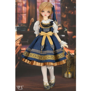 Etoile Pinafore Dress Set / Mini (Navy)[PreOrder]