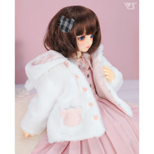 Load image into Gallery viewer, Bear ear fur coat (strawberry milk)mini[PreOrder]
