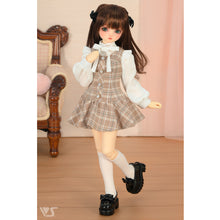 Load image into Gallery viewer, Checked Jumper Skirt Set (Mocha) - Mini [PreOrder]
