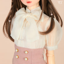 Load image into Gallery viewer, Sheer blouse and tight skirt set (pink)[PreOrder]
