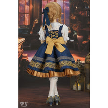 Load image into Gallery viewer, Etoile Pinafore Dress Set / Mini (Navy)[PreOrder]
