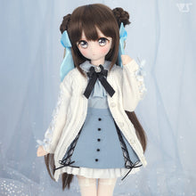 Load image into Gallery viewer, Lace-up Knit Cardigan / Mini (White)[PreOrder]
