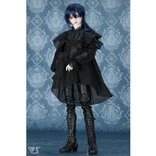 Load image into Gallery viewer, Frilled shoulder blouse (black)[PreOrder]
