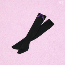 Load image into Gallery viewer, SD Socks (Black with Purple Ribbon)[PreOrder]
