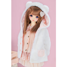 Load image into Gallery viewer, Bear ear fur coat (strawberry milk)mini[PreOrder]
