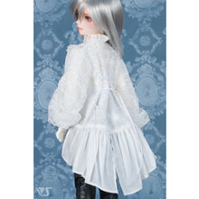 Load image into Gallery viewer, Lace-up flared shirt (white) - mini [PreOrder]

