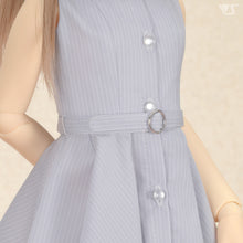 Load image into Gallery viewer, Long Shirt Dress Set (Stripe / Ice Blue)[PreOrder]
