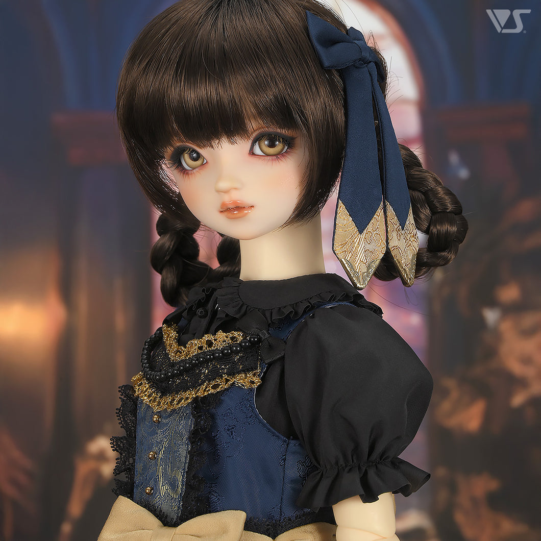 Etoile Pinafore Dress Set (Navy)[PreOrder]
