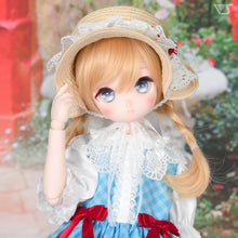 Load image into Gallery viewer, Bergère hat (beige with white ribbon)[PreOrder]
