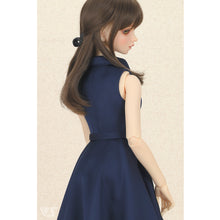Load image into Gallery viewer, Long Shirt Dress Set (Navy)[PreOrder]
