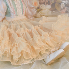 Load image into Gallery viewer, Organza pom-pom pannier (ecru)[PreOrder]
