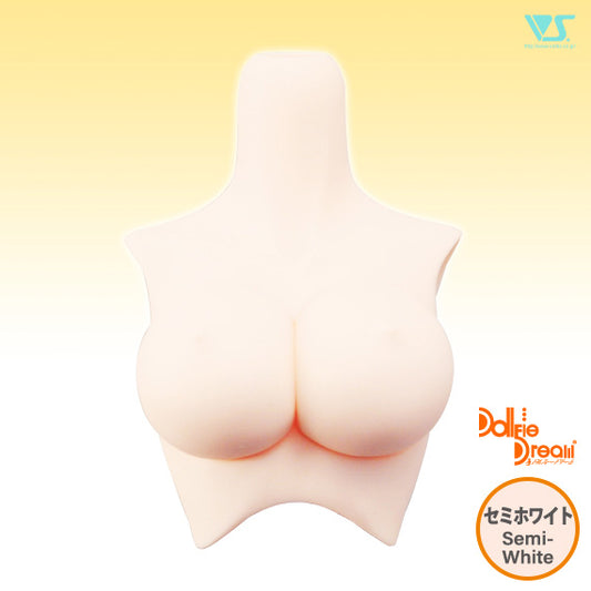 DDIII-B-04-SW / L Shapely Bust / Semi-White