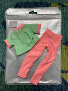 1/6 BJD clothes Pink/Green [ 1012 ]