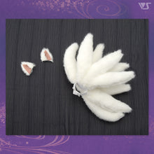 Load image into Gallery viewer, White Fox Ears &amp; Nine Tails [PreOrder]
