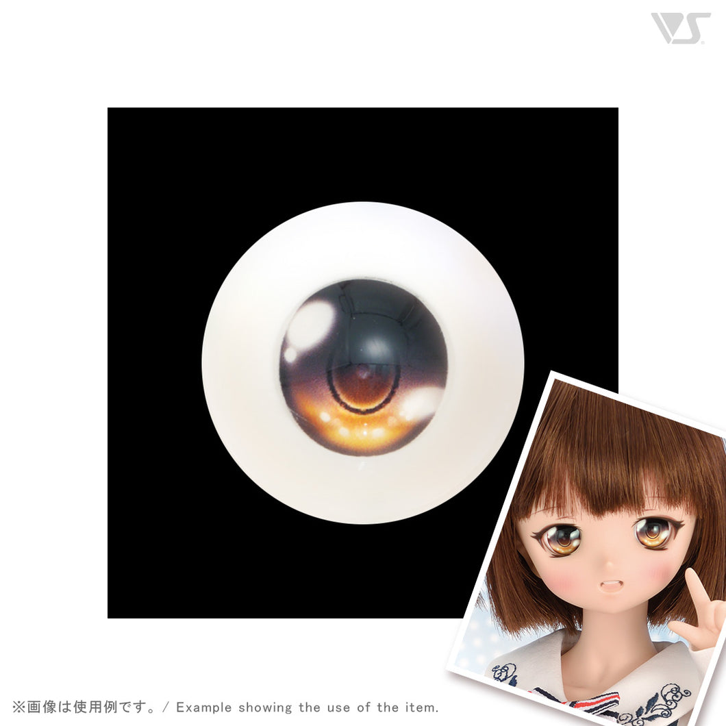 Dollfie Animetic Eyes V Type 22mm Apricot Color