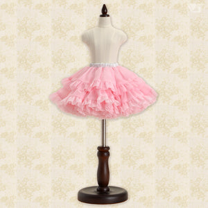 Pompon Skirt / Mini (Pink)