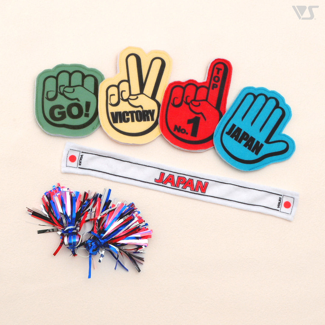 Colorful cheering set